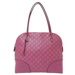 Gucci Women's Shimmer Leather Tote Bag in Magenta and Purple (Product Code: 3...